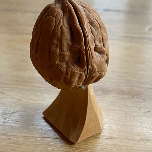 Intricate German Woodcarving in a Walnut Shell - Apothecary - Picture 4 of 7
